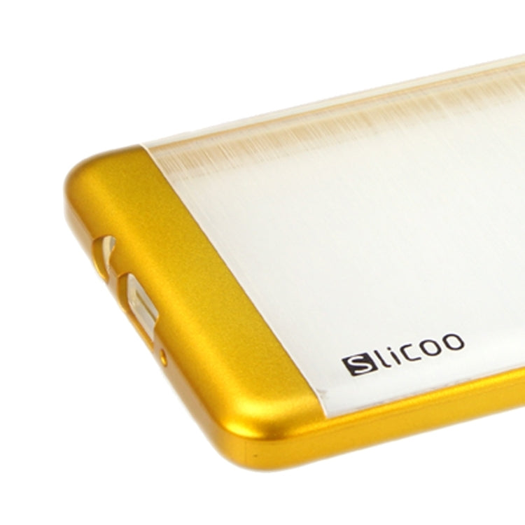 Slicoo Brushed Texture Electroplating Transparenct Combination Case for Galaxy A5 / A500