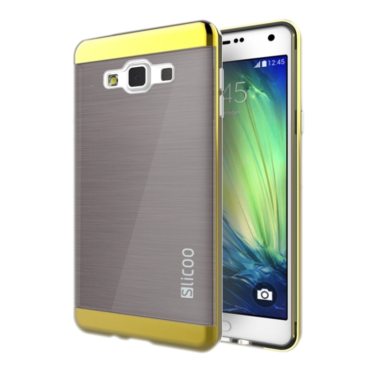 Slicoo Brushed Texture Electroplating Combination Case for Galaxy A5 / A500