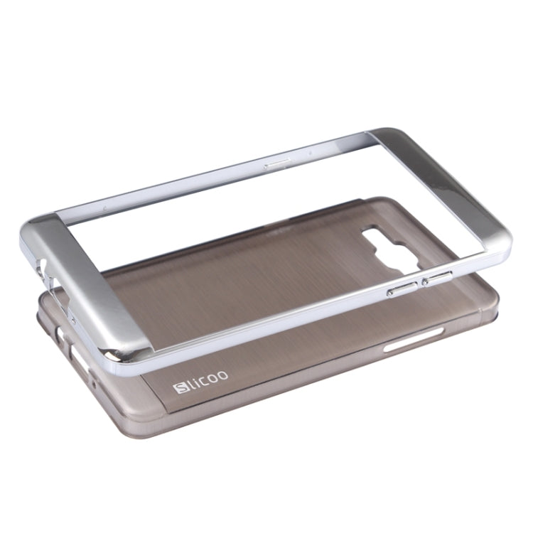 Slicoo Brushed Texture Electroplating Combination Case for Galaxy A5 / A500