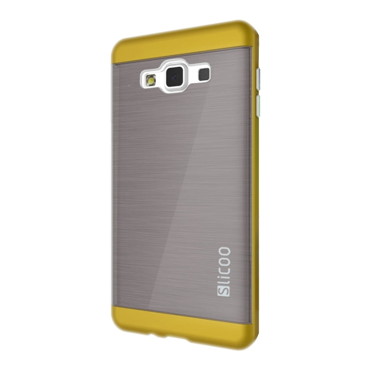Slicoo Brushed Texture Electroplating Combination Case for Galaxy A5 / A500