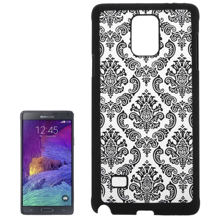 Embossed Flowers Pattern Protective Hard Case for Galaxy Note 4 / N910