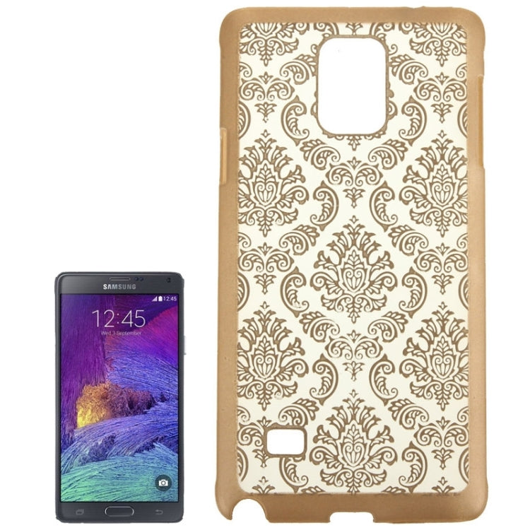 Embossed Flowers Pattern Protective Hard Case for Galaxy Note 4 / N910