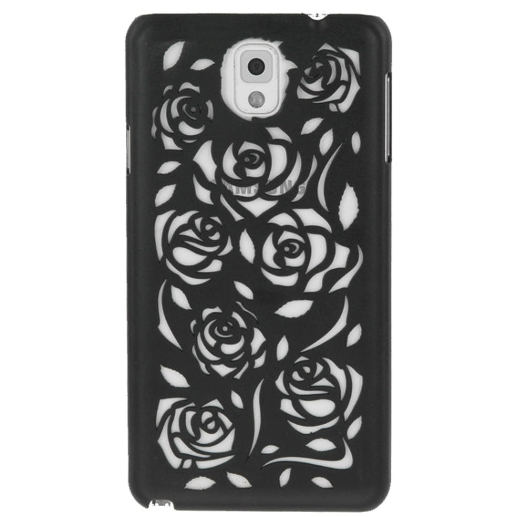 Hollow Out Rose Flowers Pattern Protective Hard Case for Galaxy Note III