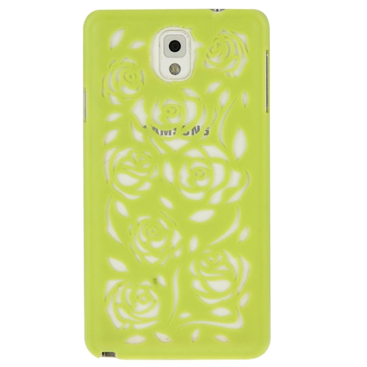 Hollow Out Rose Flowers Pattern Protective Hard Case for Galaxy Note III