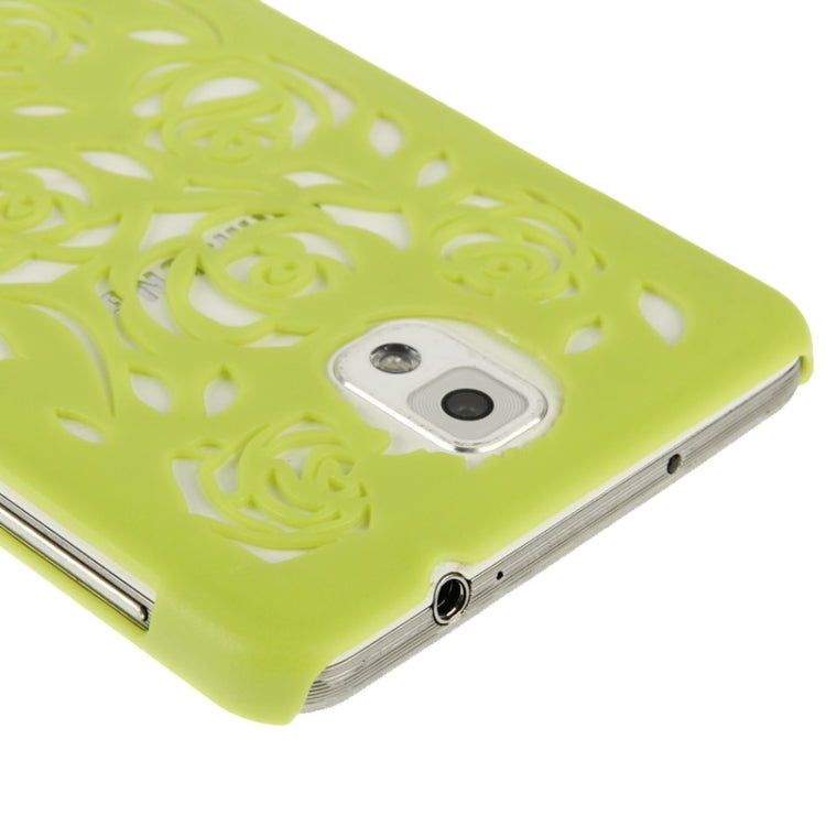 Hollow Out Rose Flowers Pattern Protective Hard Case for Galaxy Note III