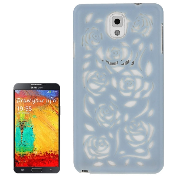 Hollow Out Rose Flowers Pattern Protective Hard Case for Galaxy Note III