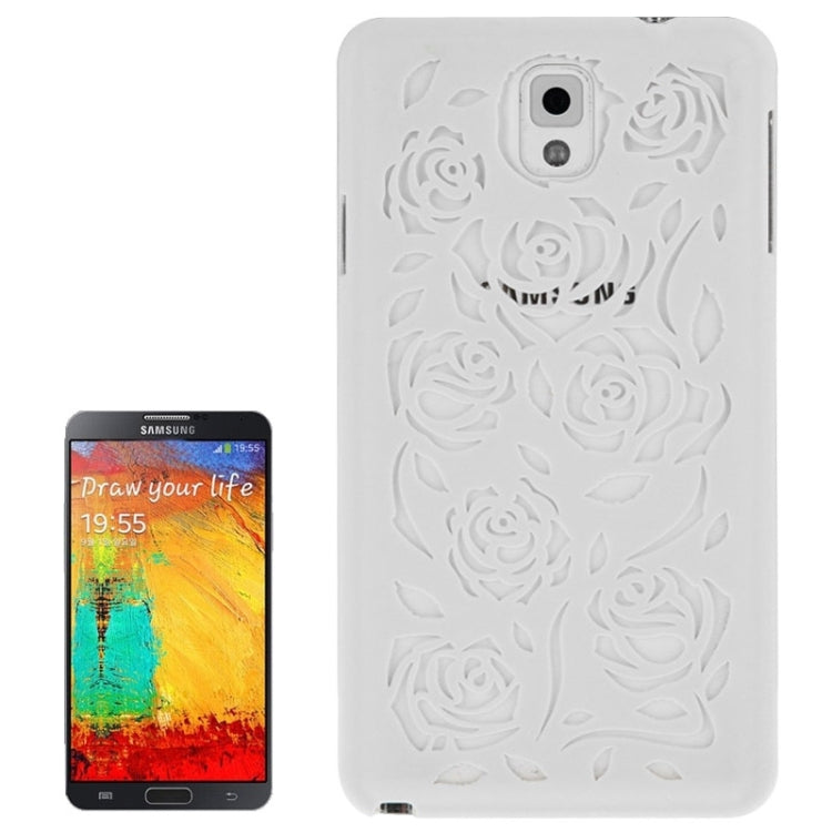Hollow Out Rose Flowers Pattern Protective Hard Case for Galaxy Note III