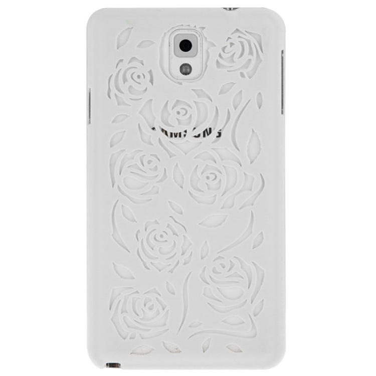 Hollow Out Rose Flowers Pattern Protective Hard Case for Galaxy Note III