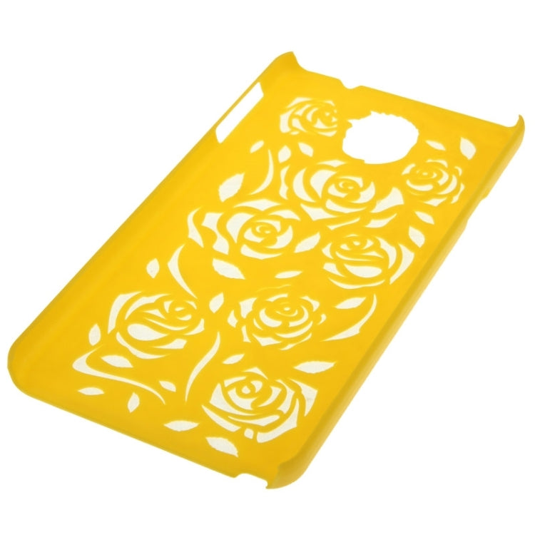 Hollow Out Rose Flowers Pattern Protective Hard Case for Galaxy Note III