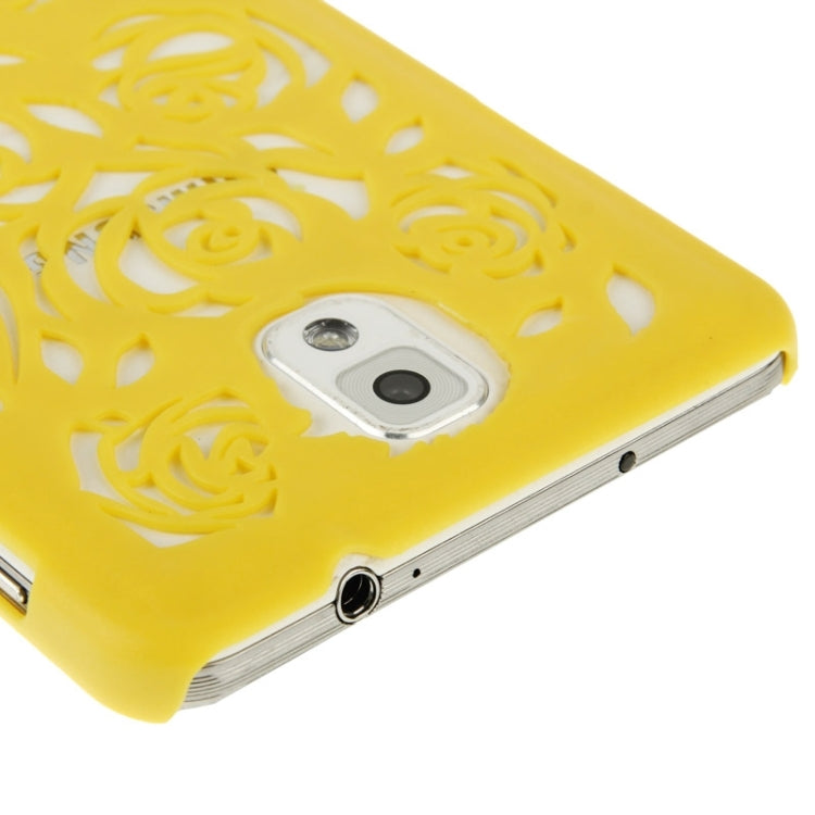 Hollow Out Rose Flowers Pattern Protective Hard Case for Galaxy Note III
