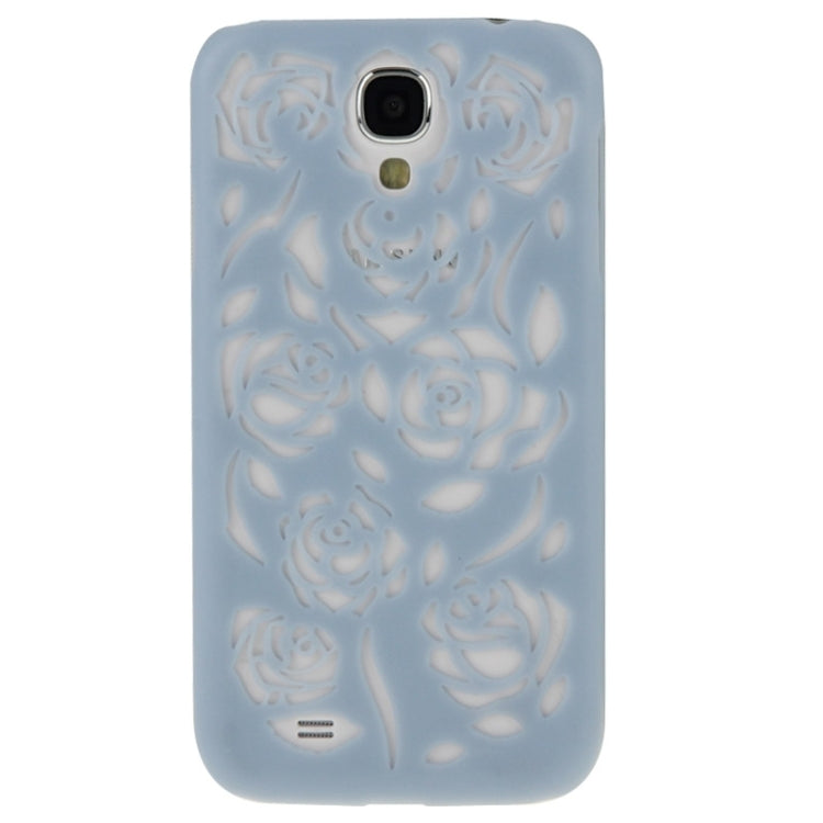 Hollow Out Rose Flowers Pattern Protective Hard Case for Galaxy S IV / i9500