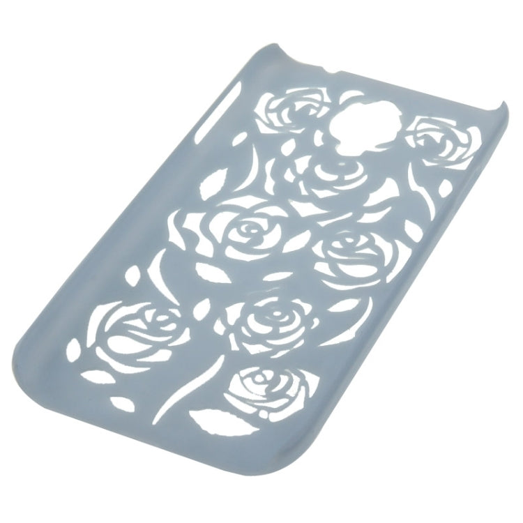 Hollow Out Rose Flowers Pattern Protective Hard Case for Galaxy S IV / i9500