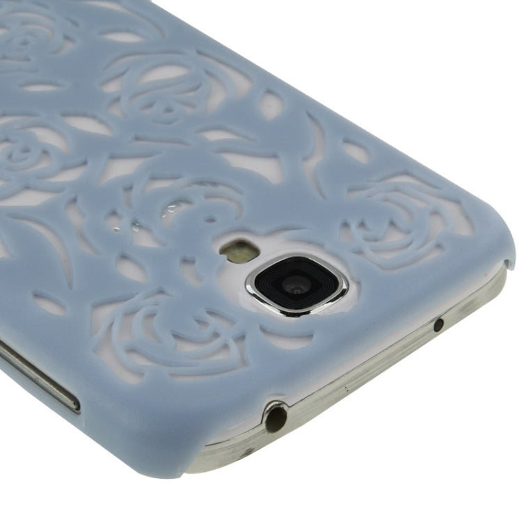 Hollow Out Rose Flowers Pattern Protective Hard Case for Galaxy S IV / i9500