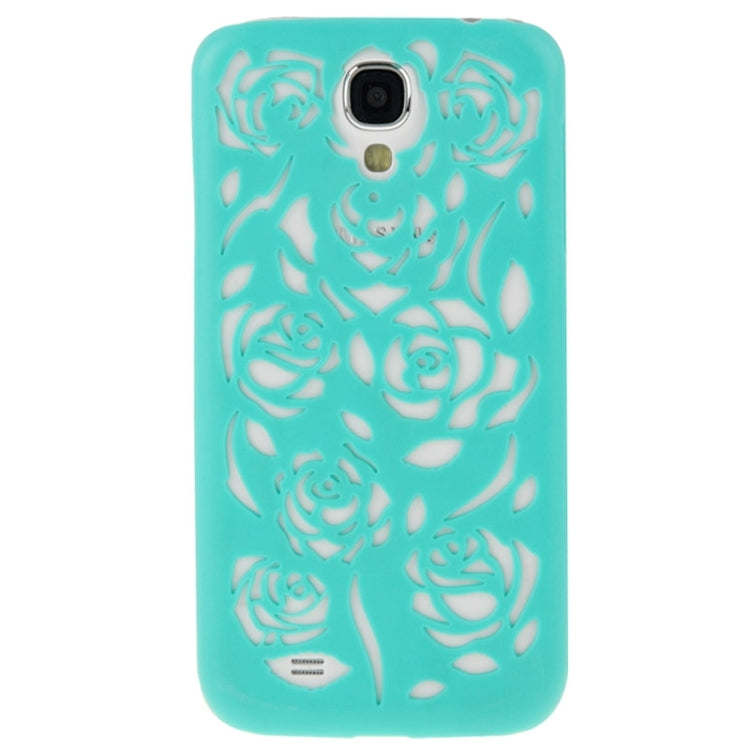 Hollow Out Rose Flowers Pattern Protective Hard Case for Galaxy S IV / i9500