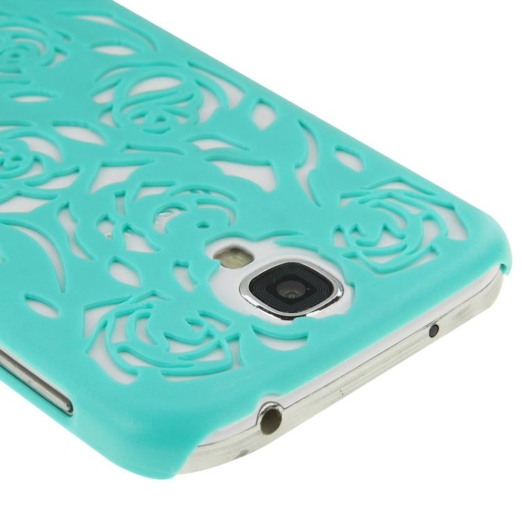 Hollow Out Rose Flowers Pattern Protective Hard Case for Galaxy S IV / i9500