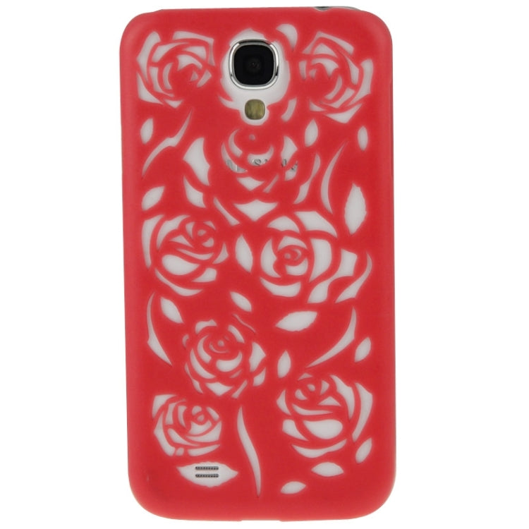 Hollow Out Rose Flowers Pattern Protective Hard Case for Galaxy S IV / i9500