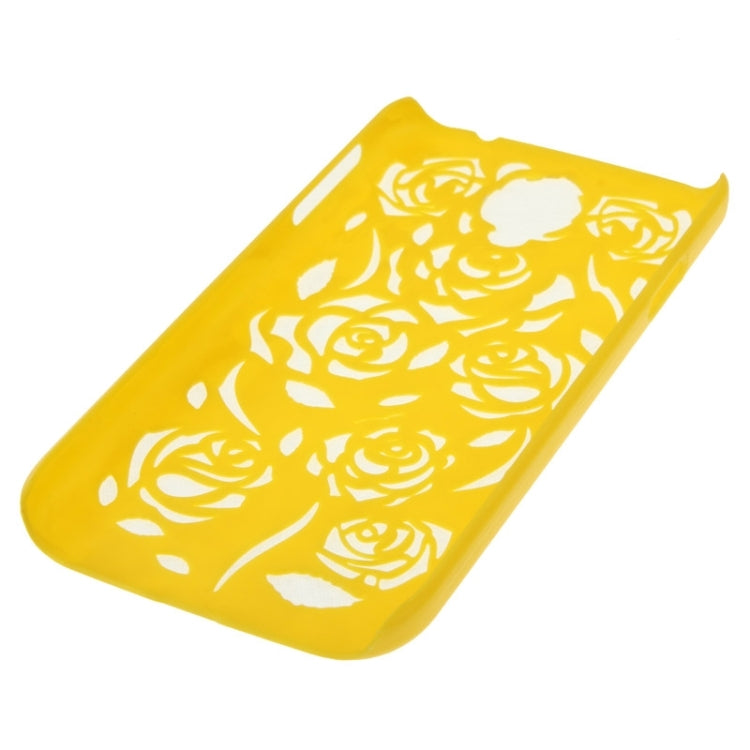 Hollow Out Rose Flowers Pattern Protective Hard Case for Galaxy S IV / i9500