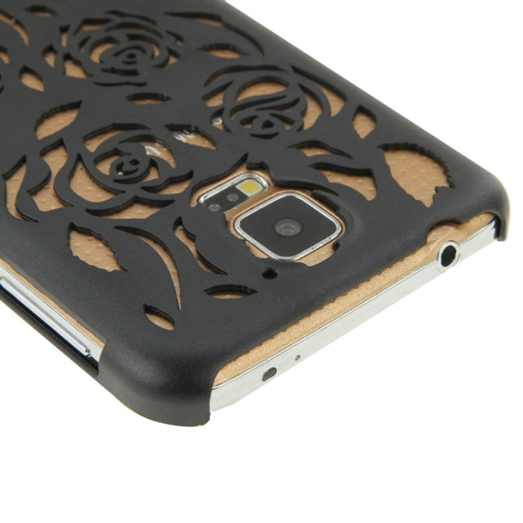 Hollow Out Rose Flowers Pattern Protective Hard Case for Galaxy S5
