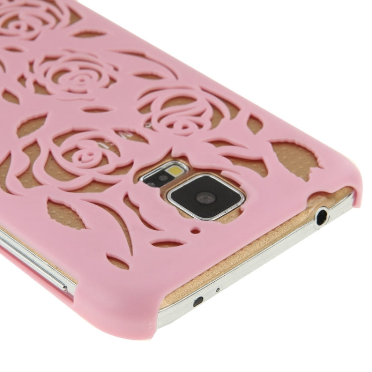 Hollow Out Rose Flowers Pattern Protective Hard Case for Galaxy S5