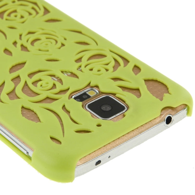 Hollow Out Rose Flowers Pattern Protective Hard Case for Galaxy S5