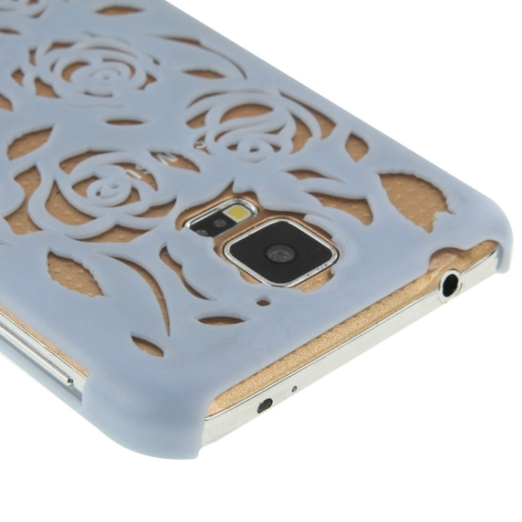Hollow Out Rose Flowers Pattern Protective Hard Case for Galaxy S5