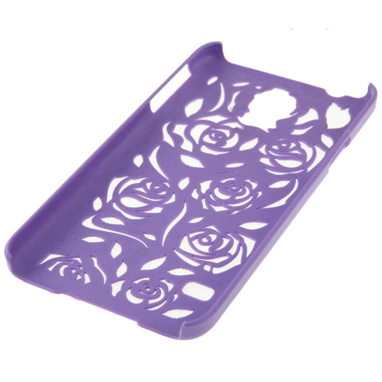 Hollow Out Rose Flowers Pattern Protective Hard Case for Galaxy S5