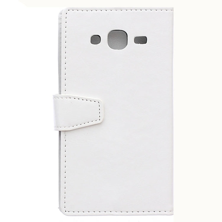 Crazy Horse Texture Horizontal Flip Magnetic Buckle Leather Case with Card Slots & Wallet & Holder for Galaxy J5