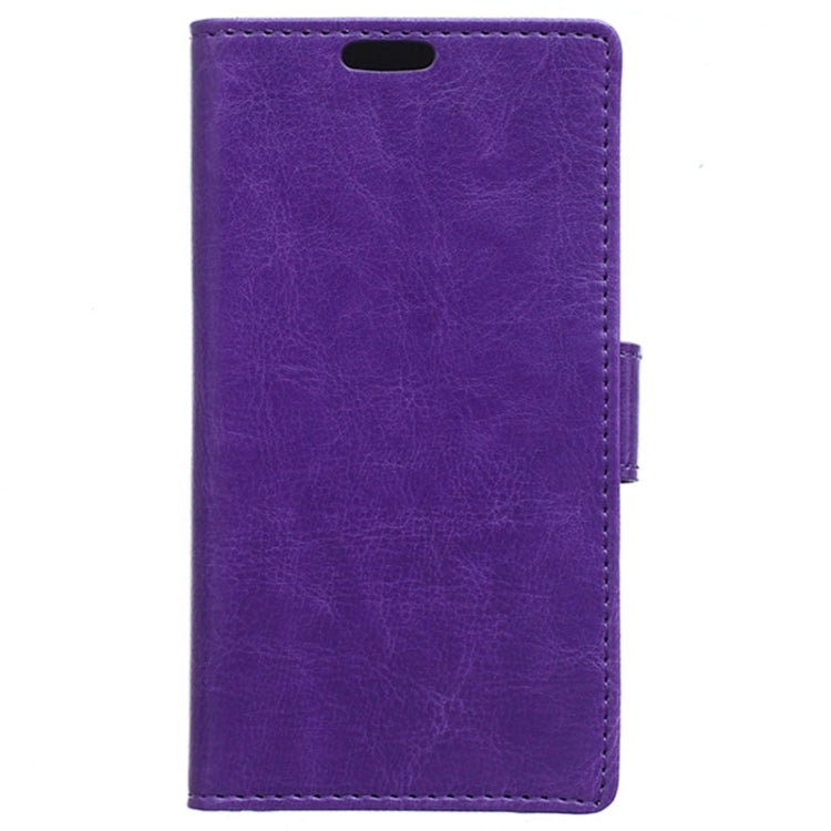 Crazy Horse Texture Horizontal Flip Magnetic Buckle Leather Case with Card Slots & Wallet & Holder for Galaxy J7