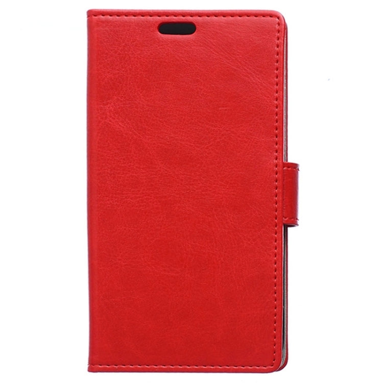 Crazy Horse Texture Horizontal Flip Magnetic Buckle Leather Case with Card Slots & Wallet & Holder for Galaxy J7