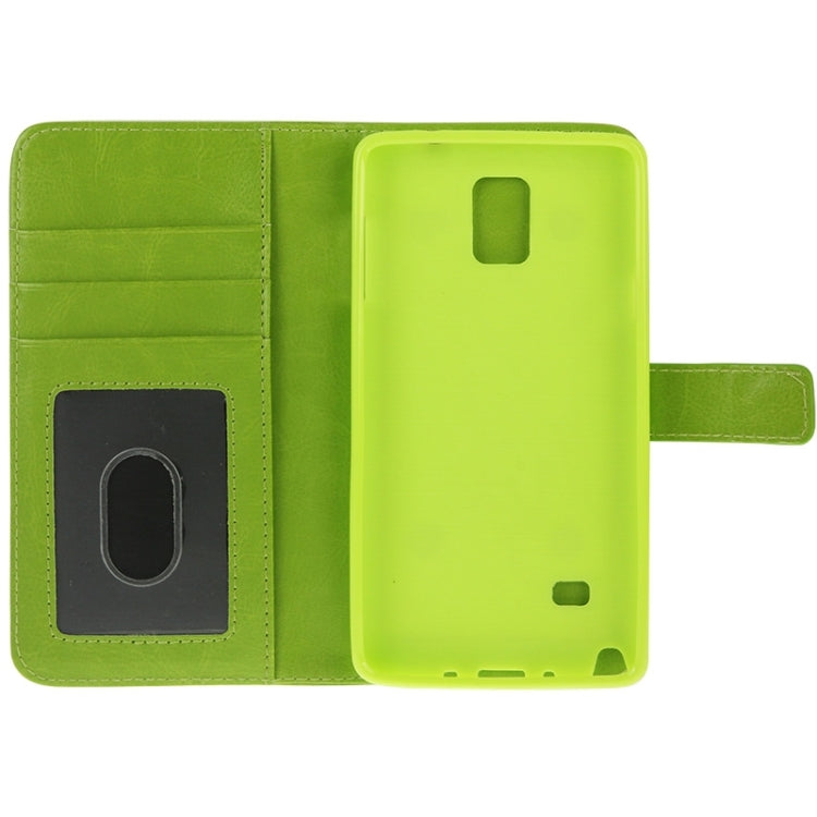 2 in 1 Separable Crazy Horse Texture Wallet Style Flip Leather Case for Galaxy Note 4 / N910