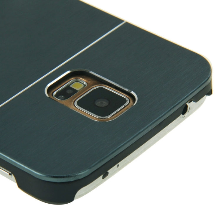 2 in 1 Brushed Texture Metal & Plastic Protective Case for Galaxy S5