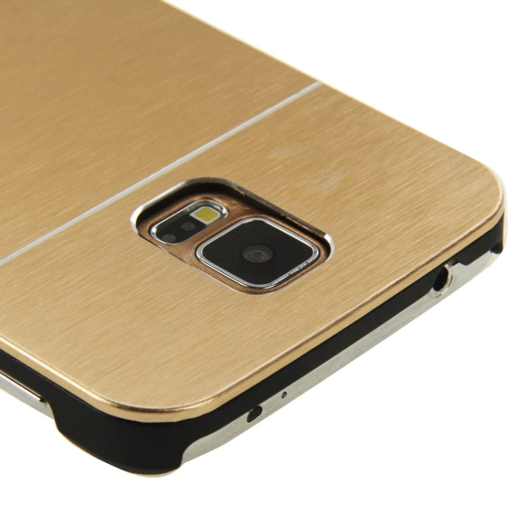 2 in 1 Brushed Texture Metal & Plastic Protective Case for Galaxy S5