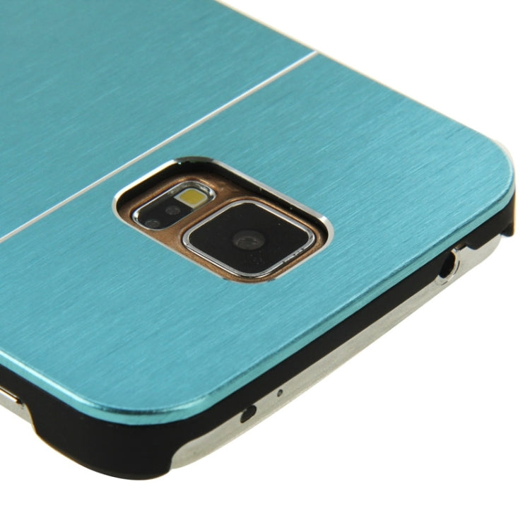 2 in 1 Brushed Texture Metal & Plastic Protective Case for Galaxy S5