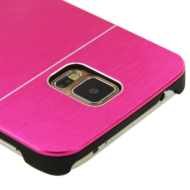 2 in 1 Brushed Texture Metal & Plastic Protective Case for Galaxy S5