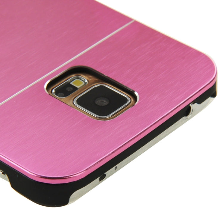 2 in 1 Brushed Texture Metal & Plastic Protective Case for Galaxy S5