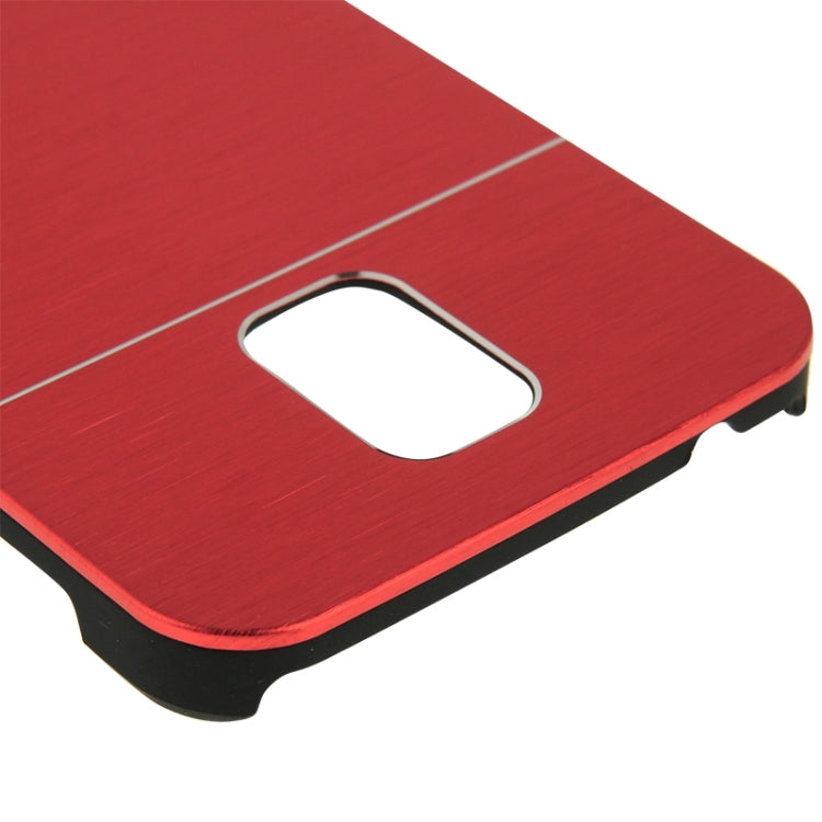 2 in 1 Brushed Texture Metal & Plastic Protective Case for Galaxy S5