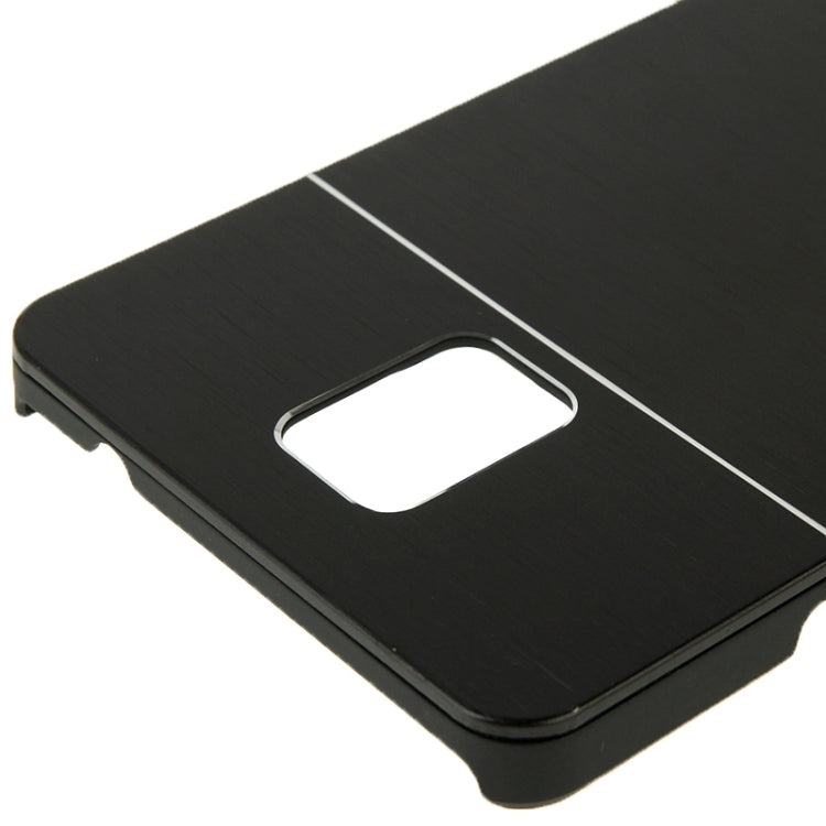 2 in 1 Brushed Texture Metal & Plastic Protective Case for Galaxy Note 4 / N910