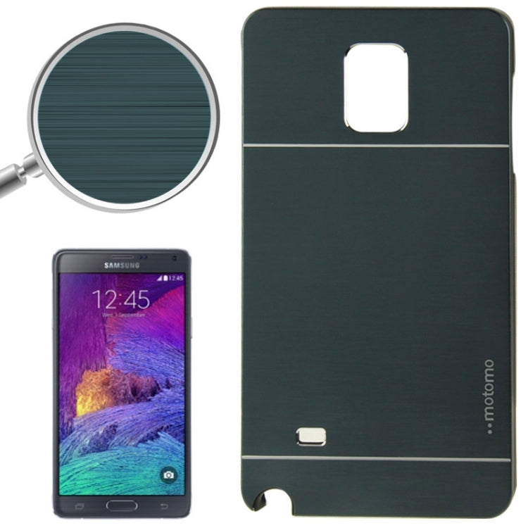 2 in 1 Brushed Texture Metal & Plastic Protective Case for Galaxy Note 4 / N910