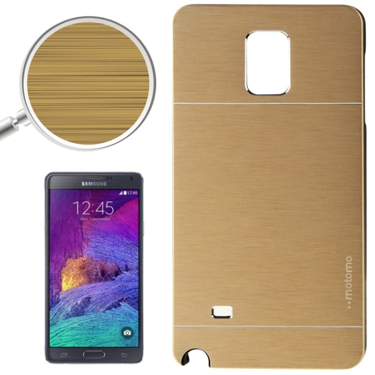2 in 1 Brushed Texture Metal & Plastic Protective Case for Galaxy Note 4 / N910