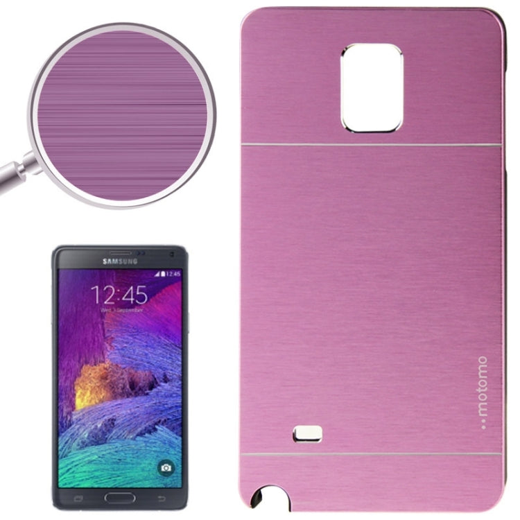 2 in 1 Brushed Texture Metal & Plastic Protective Case for Galaxy Note 4 / N910