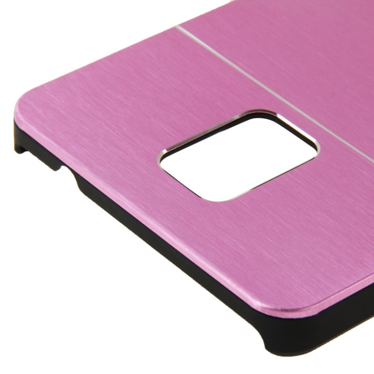 2 in 1 Brushed Texture Metal & Plastic Protective Case for Galaxy Note 4 / N910