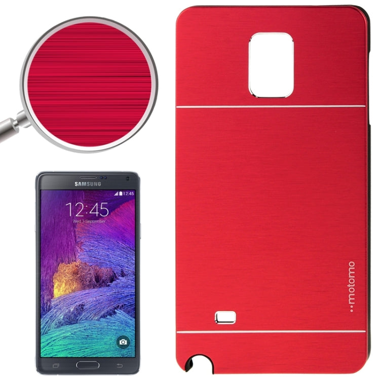 2 in 1 Brushed Texture Metal & Plastic Protective Case for Galaxy Note 4 / N910
