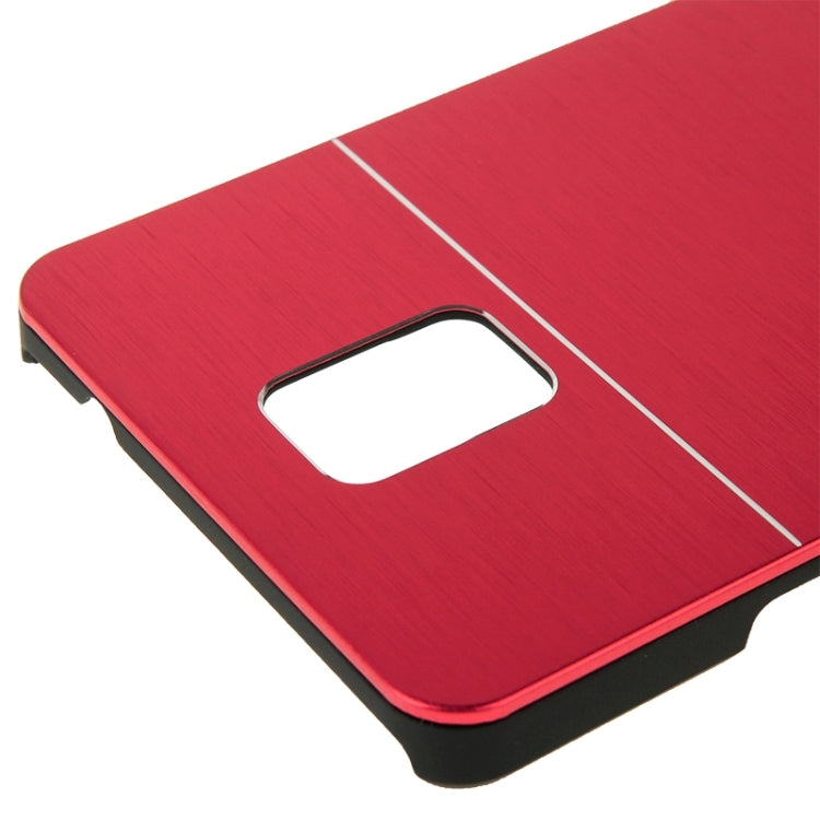 2 in 1 Brushed Texture Metal & Plastic Protective Case for Galaxy Note 4 / N910