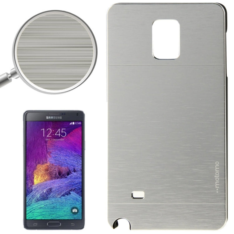 2 in 1 Brushed Texture Metal & Plastic Protective Case for Galaxy Note 4 / N910