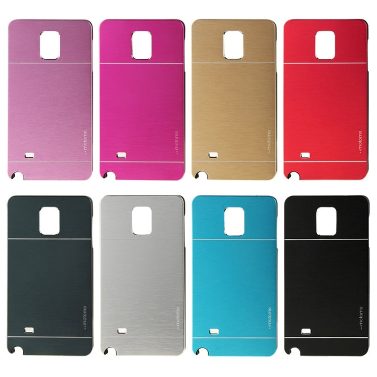 2 in 1 Brushed Texture Metal & Plastic Protective Case for Galaxy Note 4 / N910