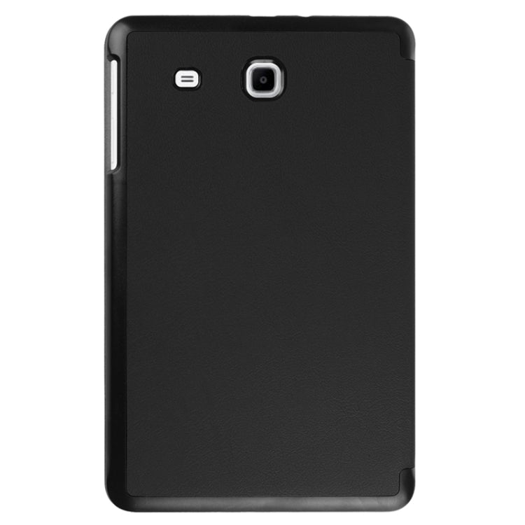 Karst Texture Horizontal Flip Leather Case with 3-folding Holder for Galaxy Tab E 9.6