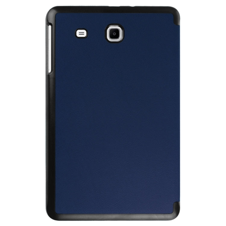 Karst Texture Horizontal Flip Leather Case with 3-folding Holder for Galaxy Tab E 9.6