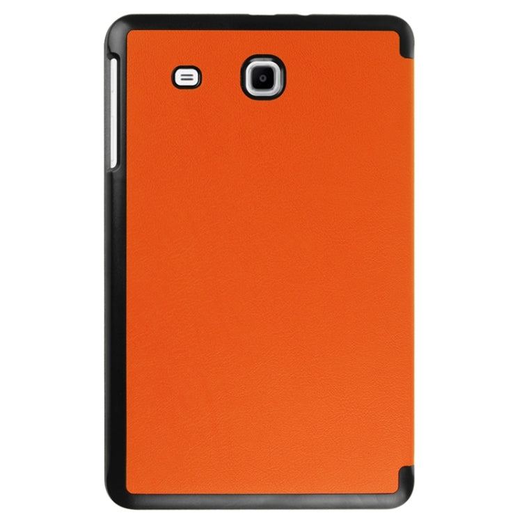 Karst Texture Horizontal Flip Leather Case with 3-folding Holder for Galaxy Tab E 9.6