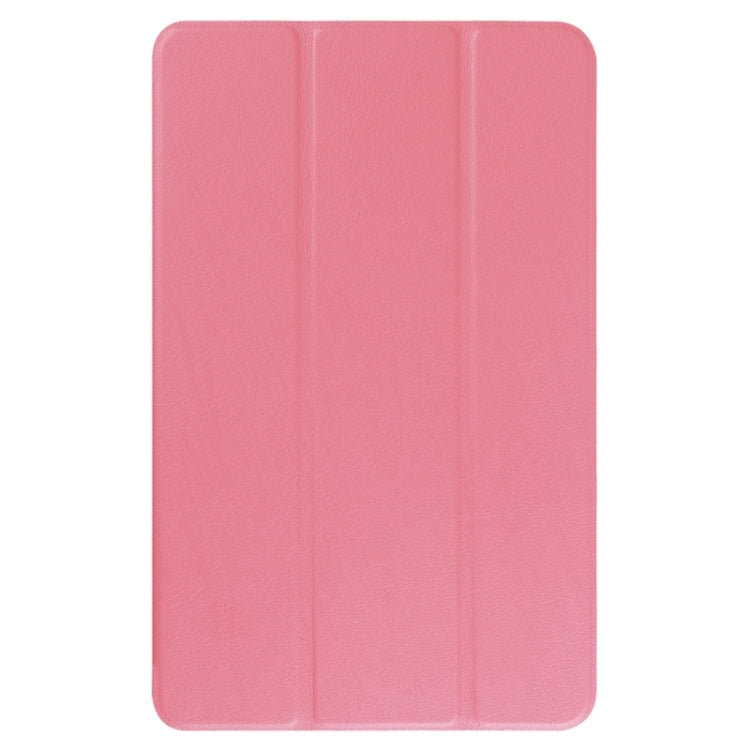 Karst Texture Horizontal Flip Leather Case with 3-folding Holder for Galaxy Tab E 9.6