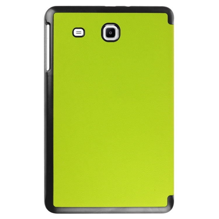 Karst Texture Horizontal Flip Leather Case with 3-folding Holder for Galaxy Tab E 9.6